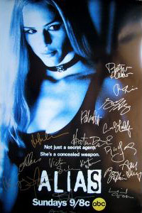 Poster Autografato del Cast di alias